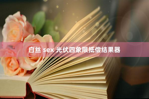 白丝 sex 光伏四象限抵偿结果器