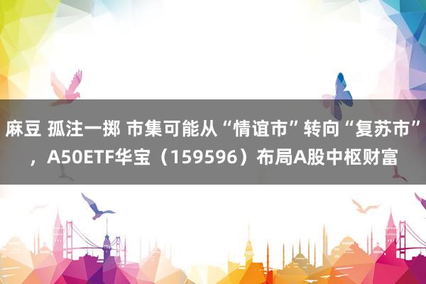 麻豆 孤注一掷 市集可能从“情谊市”转向“复苏市”，A50ETF华宝（159596）布局A股中枢财富