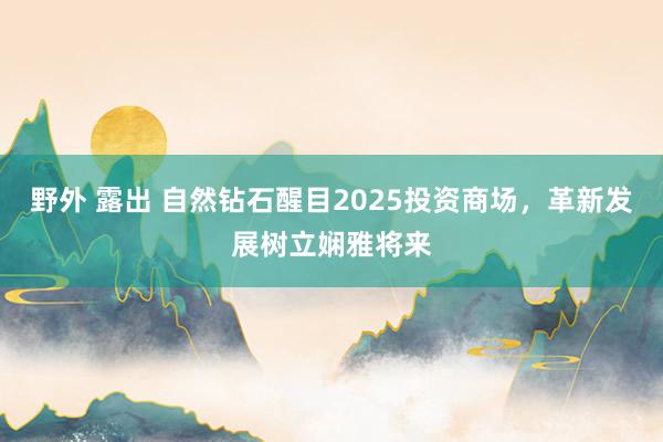 野外 露出 自然钻石醒目2025投资商场，革新发展树立娴雅将来